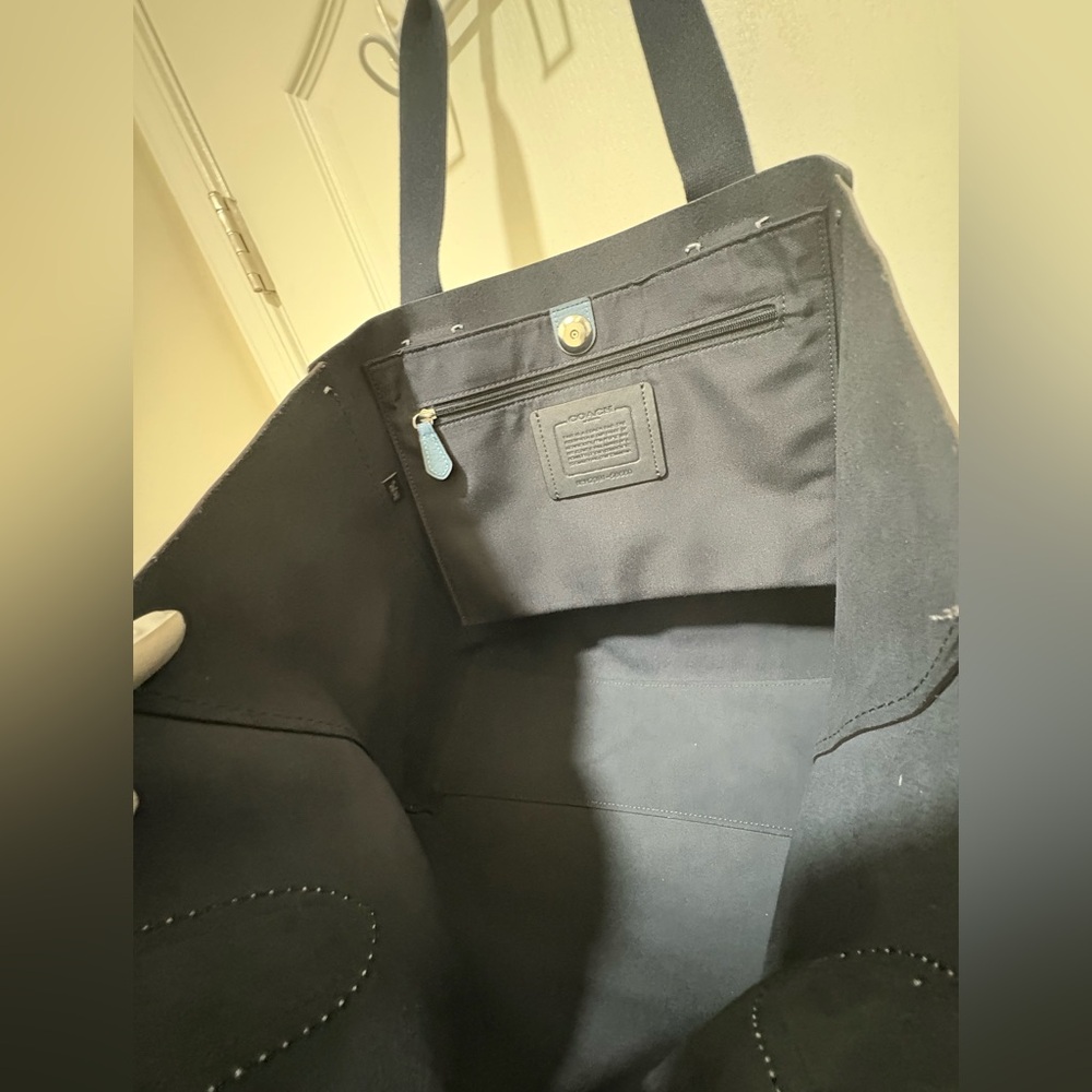 Coach Derby Tote Bag (Silver/Mist) H2391-58660 - Picture 10 of 13